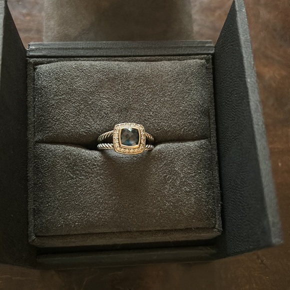 David Yurman PetiteAlbion ring 7mm, with original box and pouch. - Picture 3 of 8